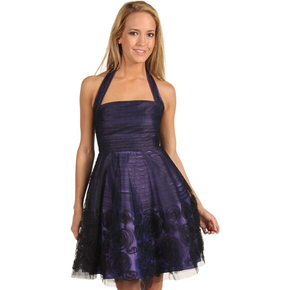 Jessica Simpson tulle halter dress. Size 2. - Picture 1 of 3